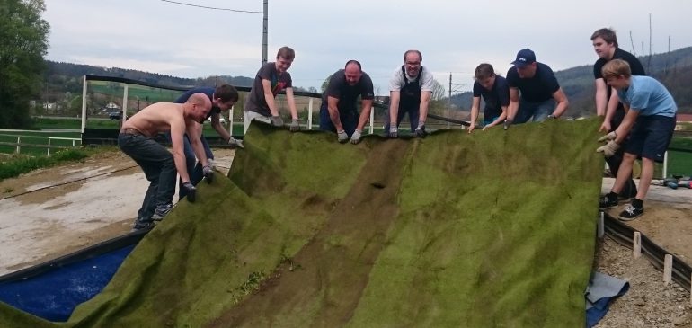 Frühlingssanierung der Buggy Strecke 2016